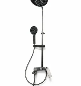 Modern Black Shower Set