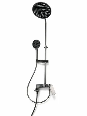 Modern Black Shower Set
